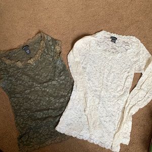 Two Lace Tops